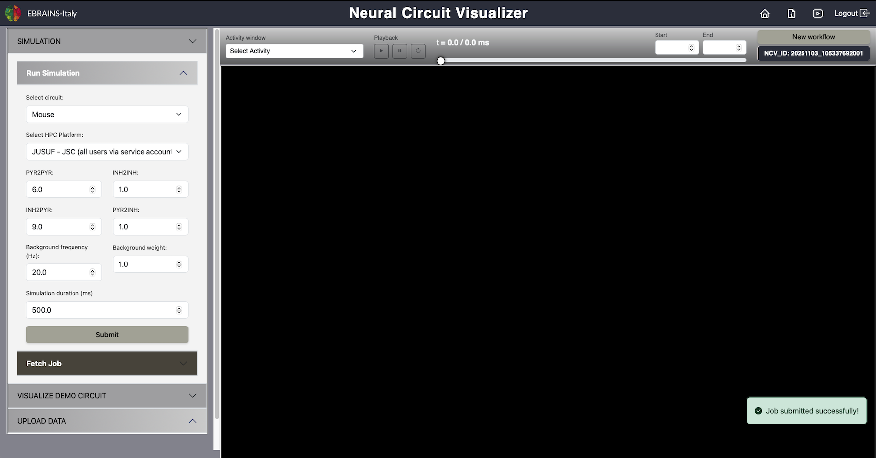 NCV Homepage Screenshot