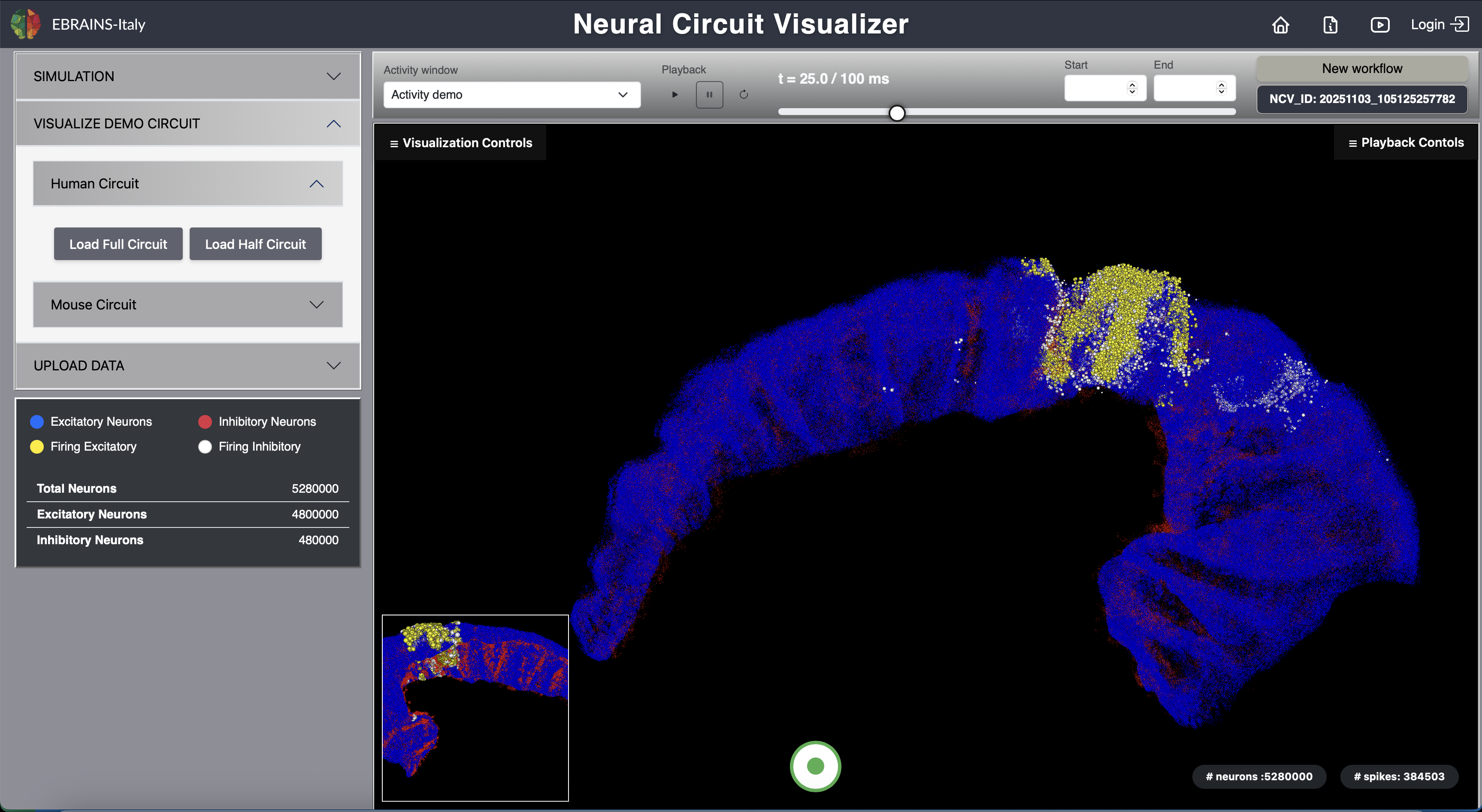 Demo Human Circuit Screenshot